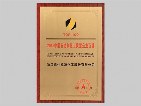 2018中國(guó)石油和化工民營(yíng)企業(yè)百?gòu)?qiáng)